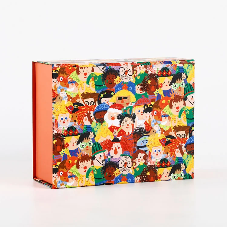 자석 플립 탑 선물 포장 상자